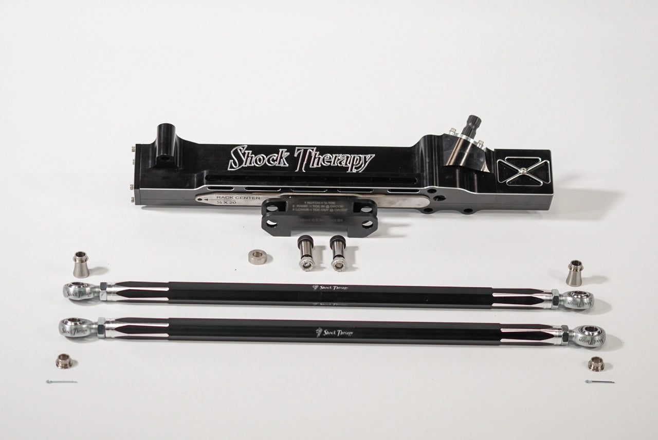 ShockTherapy Billet Steering Rack with full BSD kit for Maverick X3 72'' models in Europe Lizardwarehouse
