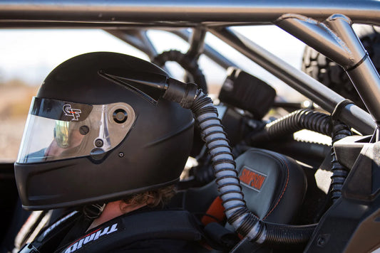 Manguera con sistema de bombeo de aire para casco Ultra Flex expandible MAC-X de 0,6 a 1,8 metros