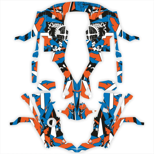 GEOMETRINIS dizaino lipdukai STELS GUEPARD