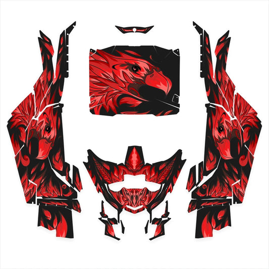 Τα αυτοκόλλητα σχεδιασμού αμερικανικού αετού για το Can-Am Maverick x3